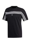 Adidas 3Stripe Ss Tee T-Shirt (Short Sleeve) - Black/White, XX-Large