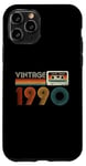 Coque pour iPhone 11 Pro Cassette rétro Vintage 1990 en édition limitée Birthday 34