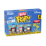 Funko Bitty Pop! Disney - Minnie Mouse (Red Dress), Daisy Duck, Donald Duck et Une Mini-Figurine Mystère en Surprise - 2.2 Cm Collectionnable - Étagère Empilable Incluse - Idée de Cadeau