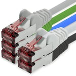 Câble de réseau Cat6 0,25m 5 Couleurs Vari2 Patch Cable LAN Cat 6 LAN Network Cable Sftp Pimf Lszh Copper 1000 Mbit s