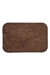 100% Cotton Dirt Stopper Anti Slip Door Mat 75x50cm - Jasper Brown