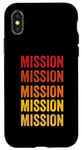 Coque pour iPhone X/XS Définition de la mission, mission