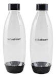 SodaStream 2 x 1 Litre Dishwasher Safe Carbonating Bottles