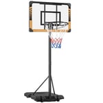 Yaheetech Panier de Basket Portable Réglable en Hauteur 216-246 cm Panier de Basket Extérieur/Intérieur pour Moins de 10 Ans