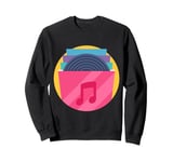 Vinyl Record Player Album Sweatshirt