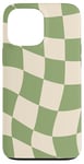 iPhone 13 Pro Max Case Checkered Green Cool Checkerboard Aesthetic Gift Case