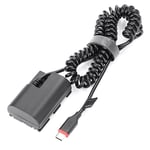 Type-C LP E6 E6N -E6 -E6 Dummy Battery&DC  Bank USB Cable for   6D 7D5097