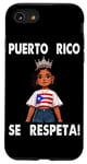 iPhone SE (2020) / 7 / 8 Puerto Rico Se Respeta Afro Boricua Princess Crown Case