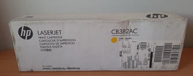 HP 824A - CB382AC Yellow Toner Cartridge For LaserJet CM6015 6030 6040 BrandNew