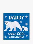 Woodmansterne Daddy Cool Polar Bears Christmas Card