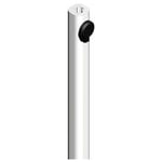 Tringle alu 2500 mm 4 passants CROISEE DS - blanc 9016 - DS6888-785