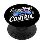 Under Control Gaming Lifestyle Controller Design Game Lovers PopSockets PopGrip Adhésif