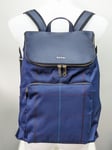 Paul Smith Navy Leather Trim Check Bucket Backpack Rucksack RRP: £500