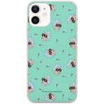 ERT GROUP Coque de téléphone Portable pour Iphone 12 Mini Original et sous Licence Officielle Rick and Morty Motif Rick & Morty 048 adapté à la Forme du téléphone Portable, Coque en TPU