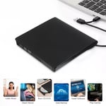 USB External DVD CD Hard Disc Burner Player Reader Optical Drive for PC Laptop