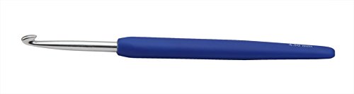 KnitPro KP30910 4.5 mm Waves Aluminium Crochet Hook, Royal Blue