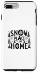 Coque pour iPhone 7 Plus/8 Plus Snow Place Like Home, des vacances de Noël confortables