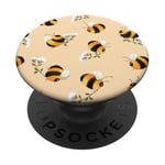 PopSockets Case Lovely Small Bee Holds The Cotton Cute Phone PopSockets PopGrip: Swappable Grip for Phones & Tablets