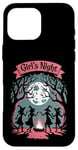 iPhone 16 Pro Max Girls' Night Witch Coven Halloween motif Spooky Fun Artwork Case