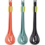 3 Pieces 2-In-1 Food Clip and Whisk, Nylon Multifunctional Whisk W7W18397