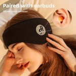 Soft Fleece Eye Mask Sleeping Sleep Mask Men Women Luxury ear plugs Blackout NEW