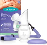 Lansinoh - Silicone Manual Breast Pump - Breast Milk Collector with Lid and Neck