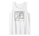 Disney Princess Cinderella Sketch Panels Heart Of Gold Tank Top