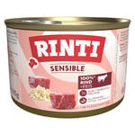 RINTI Sensible 6 x 185 g - naudanliha & riisi