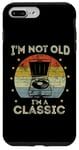 Coque pour iPhone 7 Plus/8 Plus Tourne-disque rétro vintage I'm Not Old I'm Classic Meme Funny