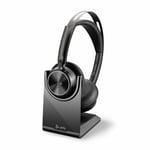 Plantronics Poly Voyager Focus 2 UC, 213727- 02 USB-A With Charge Stand - NEW