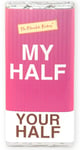 Fun Chocolate Bar My Half Your Half