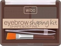 Wibo Wibo_Shape Define Eyebrow Shaping Kit  Do Stylizacji Brwi Dark