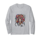 Funny and crazy clown shows what life is like Long Sleeve T-Shirt