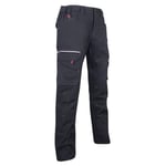 LMA Pantalon De Travail Basalte Battle Canvas Noir