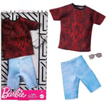 Robe Look Mode Pour Barbie Ken Mattel GHX50 #AB3