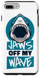 Coque pour iPhone 7 Plus/8 Plus Jaws Off My Wave Requin baleine Blanc