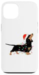 Coque pour iPhone 13 Ho Ho Ho Teckel