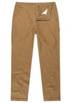 Vintage Industries Loose fit worker style byxor (30,Dark Tan)