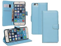 Apple iPhone 6/6S PU Wallet Case LightBlue