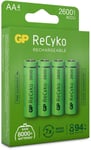 GP ReCyko Oppladbar 2600mAh AA - 4 -pakning