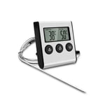 Thermomètre pour aliments, mesure de la température en cuisine, testeur, BBQ, outils de cuisine avec longue sonde