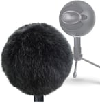 Blue Snowball Microphone Windscreen Foam Mic Cover Pop Filter Windshield - Bonnette Pare-Brise Mic pour Microphone Pare-Vent Mic Filtre Pop (Noir)