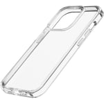 cellularline - Become Recycled Plastic Case - iPhone 15 Pro Max - Coque 100% Plastique recyclé - Bords, Boutons et connecteurs protégés - Transparent