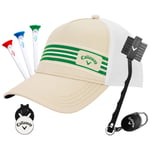 Callaway Golf Gift Set Baseball Cap Tees Ball Marker Club Brush Stocking Filler