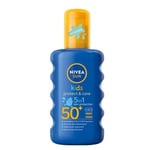 Nivea Sun Kids Aurinkosuojasuihke SPF50, 200ml.