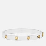 Tory Burch Miller Studded Silver-Tone Bracelet - M