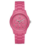 Guess - W11603L4 - Montre Femme - Quartz Analogique - Cadran Rose - Bracelet Rose