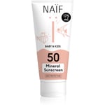 Naif Baby & Kids Mineral Sunscreen SPF 50 Beskyttende solcreme til babyer og børn SPF 50 175 ml