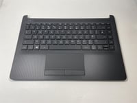 HP 14-DK 14-CF M00411-031 L91187-031 UK English Keyboard Palmrest With Sticker