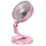 Climatiseur Ventilateur Avec Lampe de table Pliable Climatiseur Ventilateur Mural Mobile Ventilateur de Bureau Rose